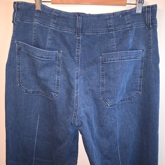 Maeve The Colette Knit Full-Length Wide-Leg Jeans 33 - Picture 8 of 12